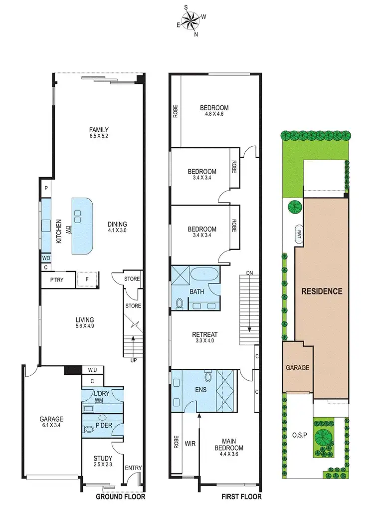 Floorplan of Homely townhouse listing, 14B Ardwick Street, Bentleigh VIC 3204