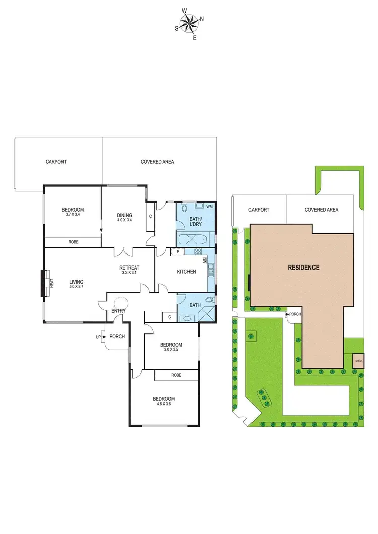 Floorplan of Homely house listing, 341 East Boundary Road, Bentleigh East VIC 3165