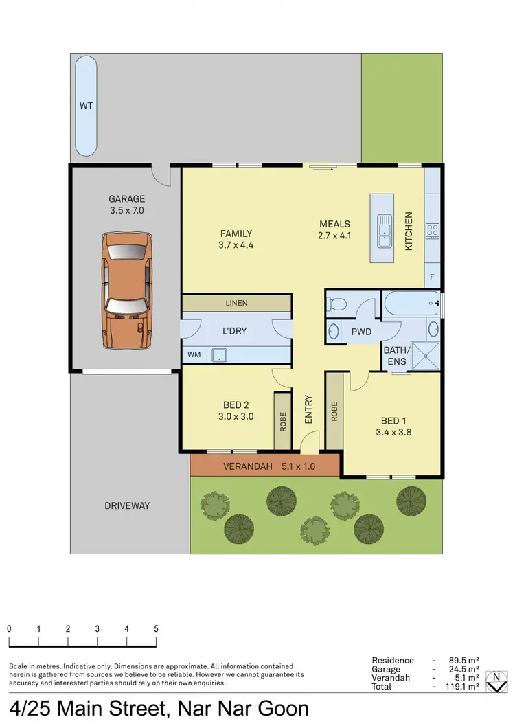 Floorplan of Homely unit listing, 4/25 Main Street, Nar Nar Goon VIC 3812