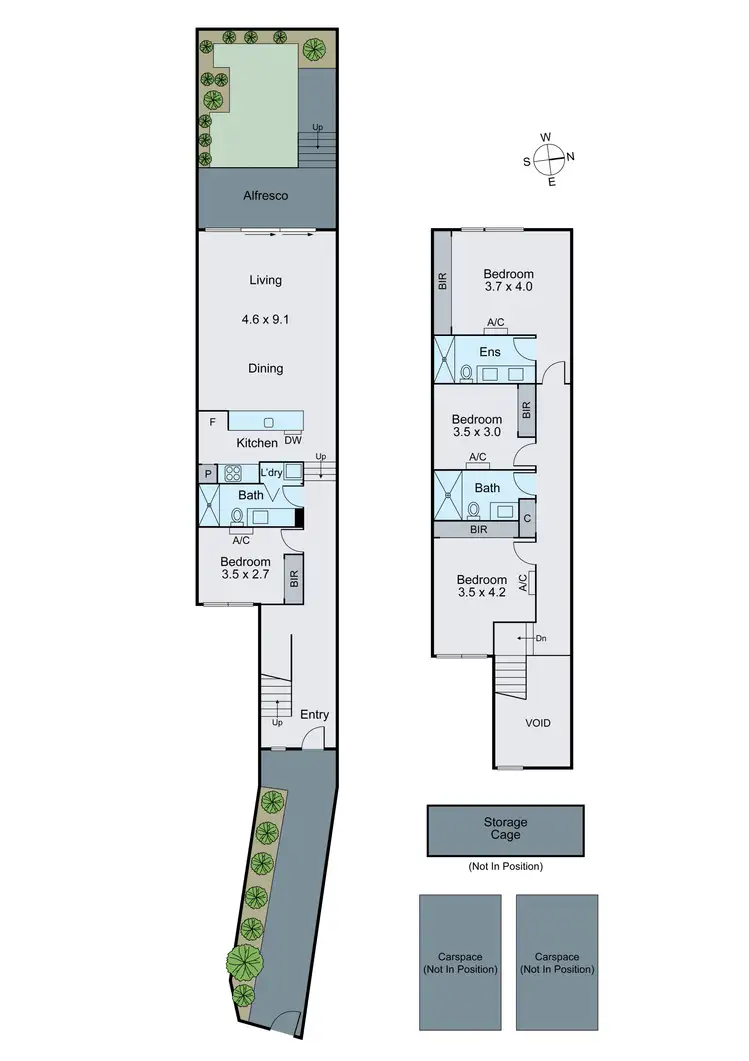Floorplan of Homely townhouse listing, 2/196 Warrigal Road, Camberwell VIC 3124