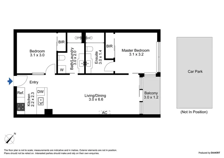 Floorplan of Homely apartment listing, 2105/241 City Road, Southbank VIC 3006
