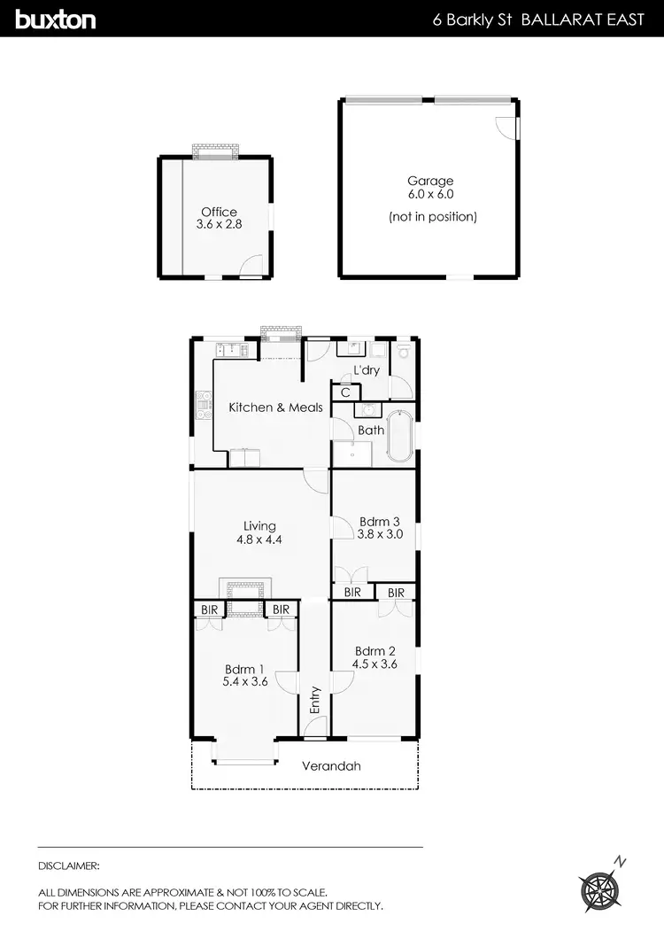 Floorplan of Homely house listing, 6 Barkly Street, Ballarat East VIC 3350