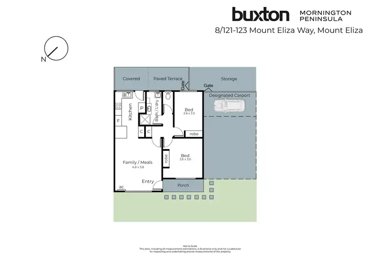 Floorplan of Homely unit listing, 8/121-123 Mount Eliza Way, Mount Eliza VIC 3930