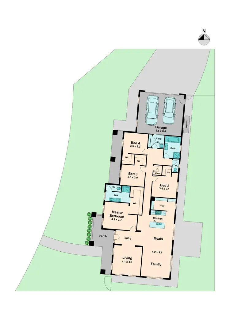 Floorplan of Homely house listing, 14 Tootle Street, Kilmore VIC 3764