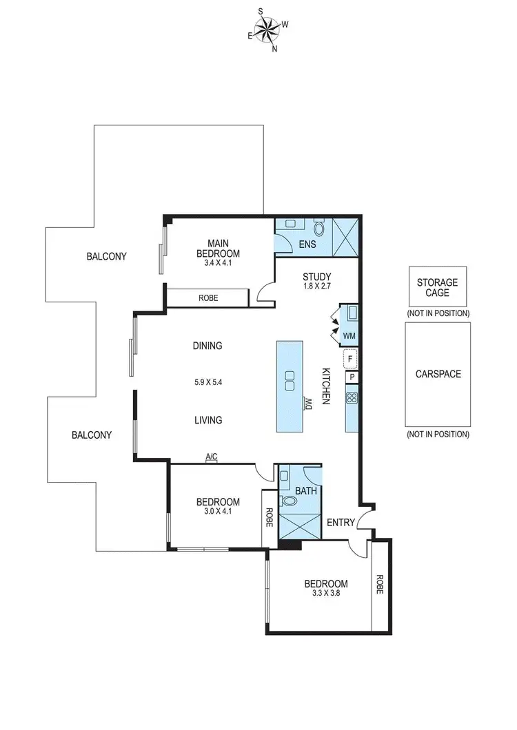 Floorplan of Homely apartment listing, 210/29 Loranne Street, Bentleigh VIC 3204