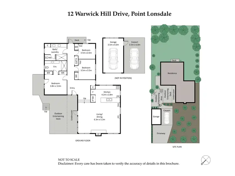 Floorplan of Homely house listing, 12 Warwick Hill Drive, Point Lonsdale VIC 3225