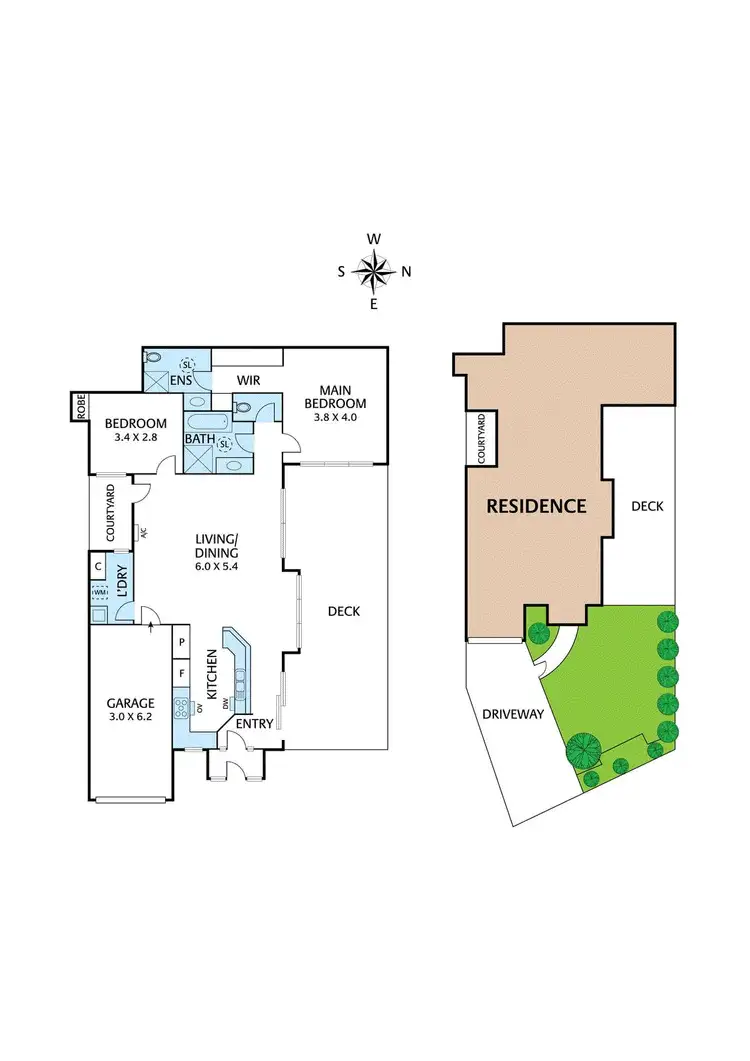 Floorplan of Homely unit listing, 2/363 High Street, Templestowe Lower VIC 3107