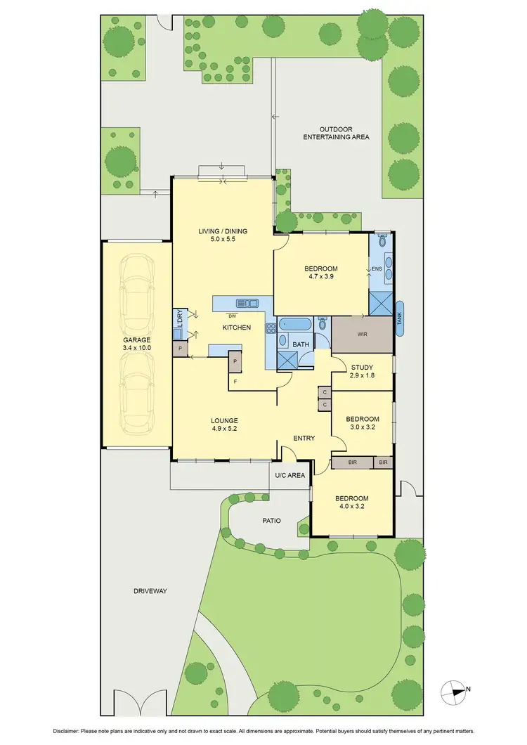 Floorplan of Homely house listing, 10 Dilkara Avenue, Bundoora VIC 3083