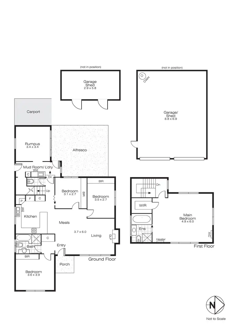 Floorplan of Homely house listing, 4 Yarrowee Street, Sebastopol VIC 3356