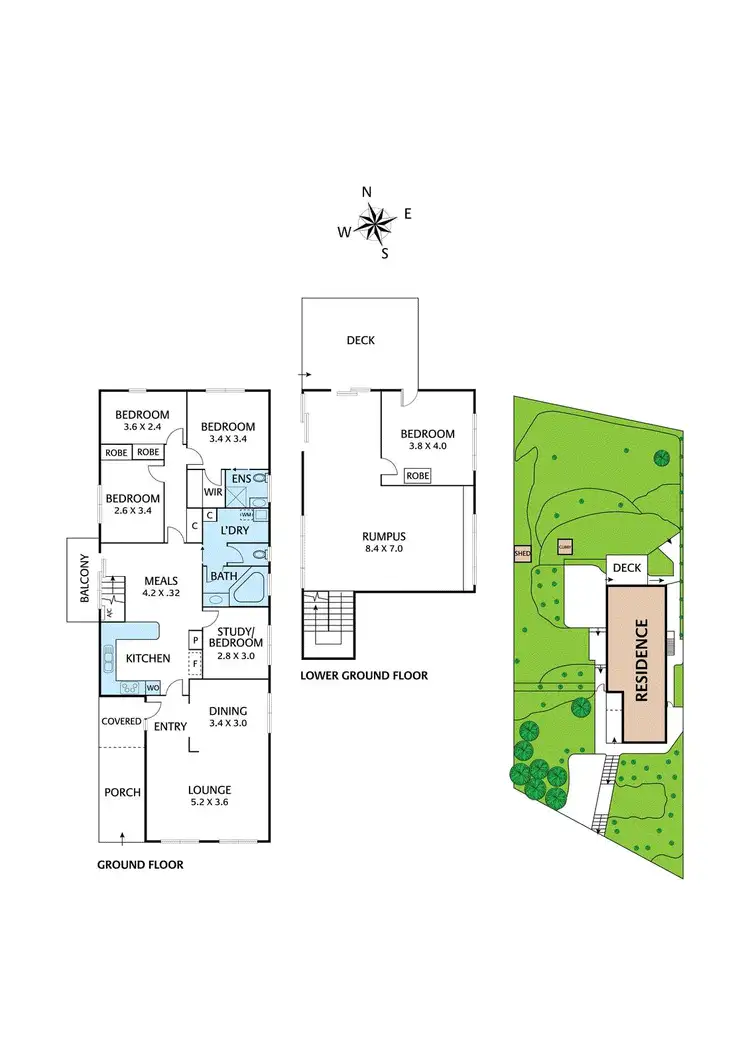 Floorplan of Homely house listing, 15 Webb Street, Warrandyte VIC 3113