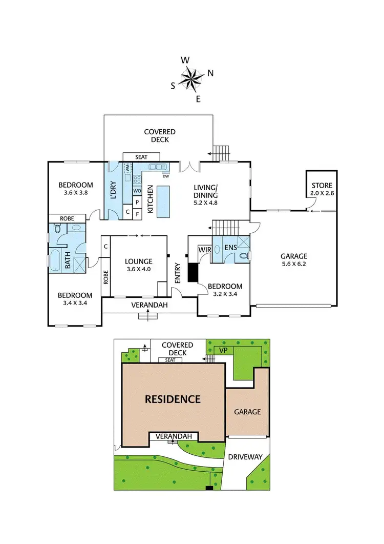 Floorplan of Homely house listing, 13 Ripper Street, Montmorency VIC 3094