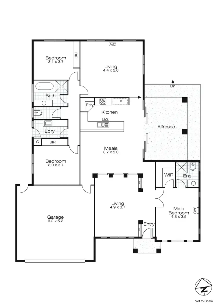 Floorplan of Homely house listing, 6 Diesel Court, Sebastopol VIC 3356