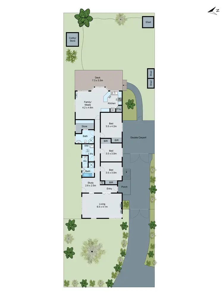 Floorplan of Homely house listing, 578 Huntingdale Road, Mount Waverley VIC 3149
