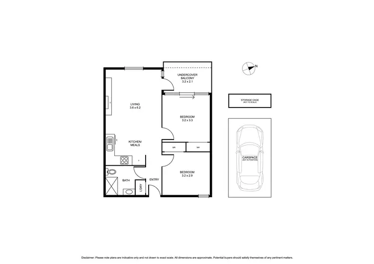 Floorplan of Homely apartment listing, 201/2 Cedar Street, Caulfield South VIC 3162