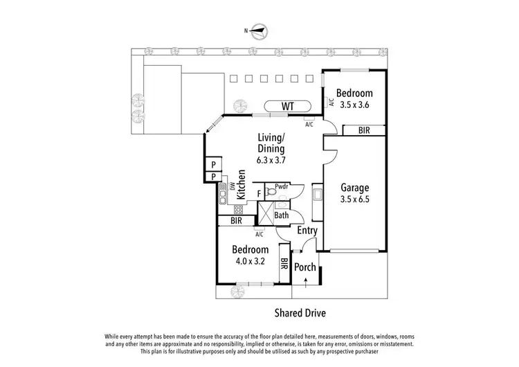 Floorplan of Homely unit listing, 2/9 James Street, Heidelberg Heights VIC 3081