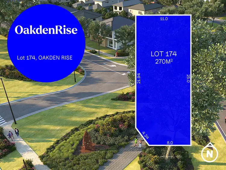Floorplan of Homely land listing, LOT 174 Myrtle Street, Oakden SA 5086