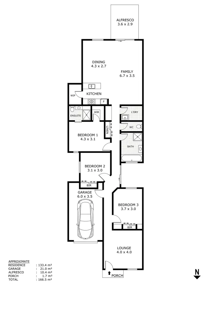 Floorplan of Homely house listing, 63 Bridgewater Parkway, Wallan VIC 3756