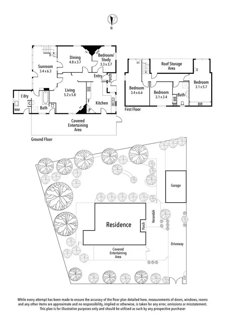 Floorplan of Homely house listing, 58 Studley Road, Ivanhoe VIC 3079