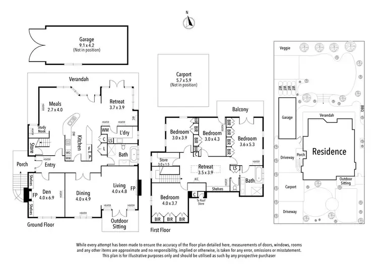 Floorplan of Homely house listing, 20 Fairy Street, Ivanhoe VIC 3079