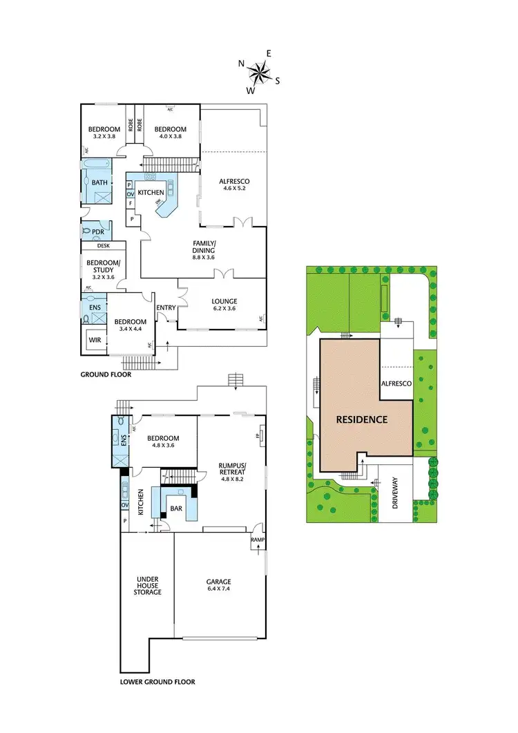 Floorplan of Homely house listing, 57 Golden Way, Bulleen VIC 3105