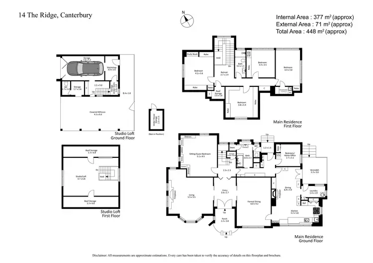 Floorplan of Homely house listing, 14 The Ridge, Canterbury VIC 3126