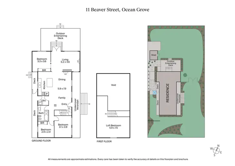 Floorplan of Homely house listing, 11 Beaver Street, Ocean Grove VIC 3226