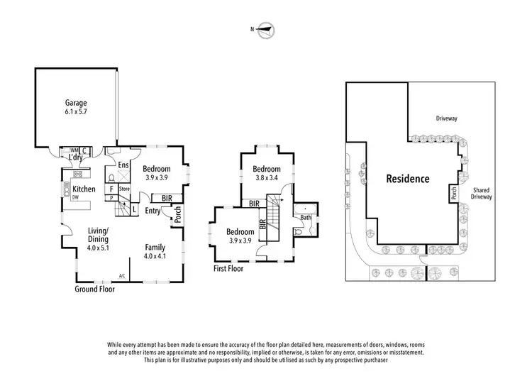 Floorplan of Homely townhouse listing, 1/10 Malta Street, Ivanhoe VIC 3079