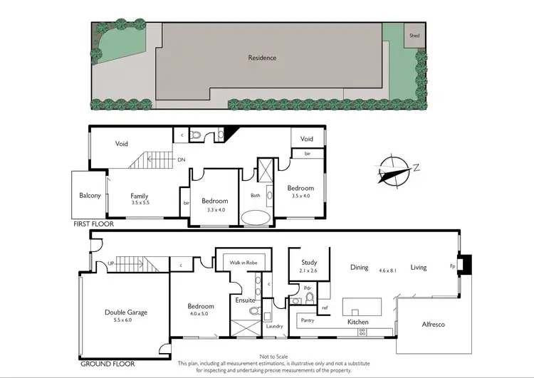 Floorplan of Homely townhouse listing, 53A Venice Street, Mornington VIC 3931