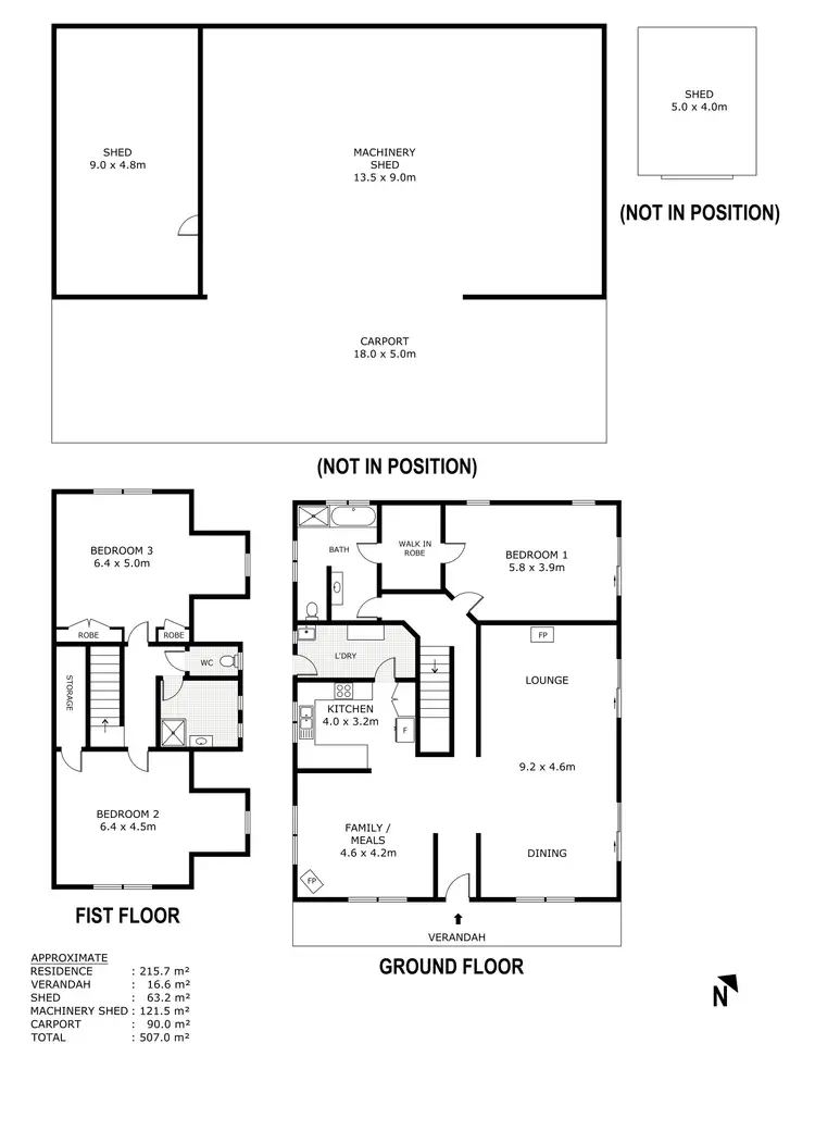 Floorplan of Homely house listing, 190 Ryans Rise, Clonbinane VIC 3658