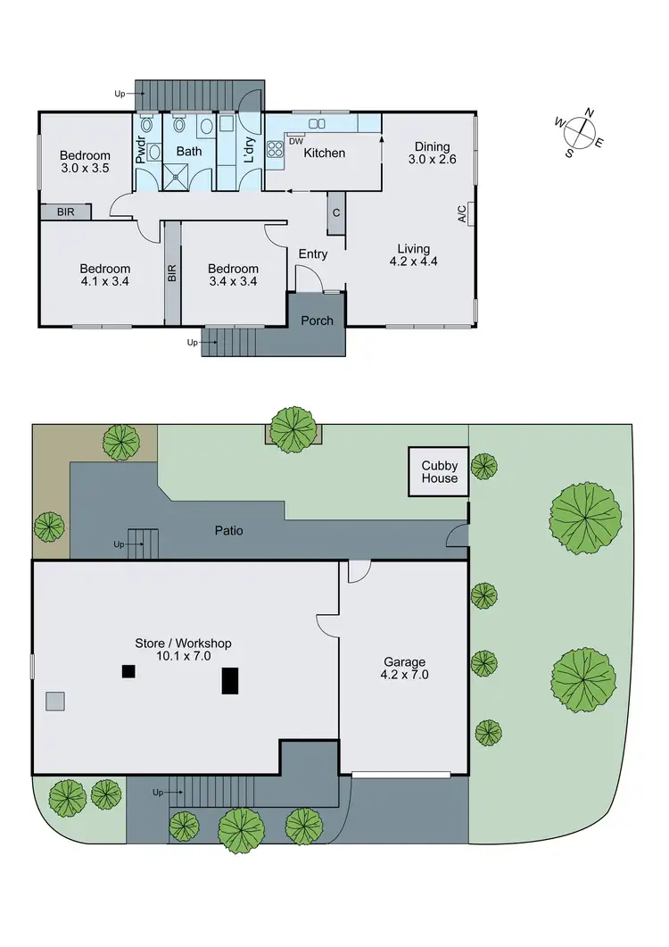 Floorplan of Homely townhouse listing, 3/83-89 High Street Road, Ashwood VIC 3147