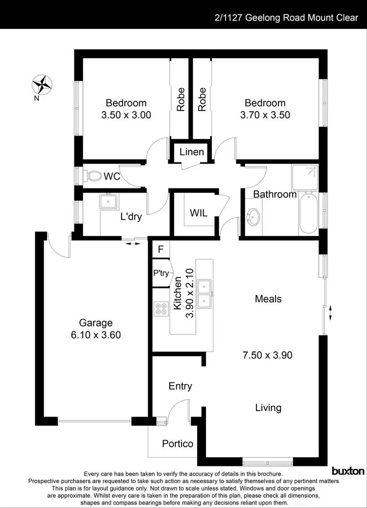 Floorplan of Homely house listing, 2/1127 Geelong Road, Mount Clear VIC 3350