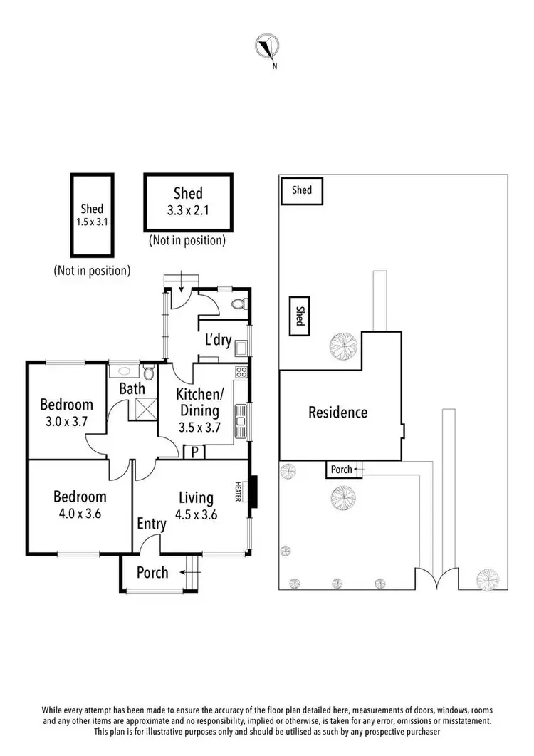 Floorplan of Homely house listing, 19 Collins Street, Heidelberg Heights VIC 3081