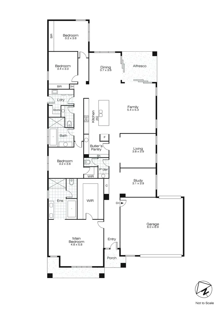 Floorplan of Homely house listing, 38 Shortridge Drive, Lucas VIC 3350