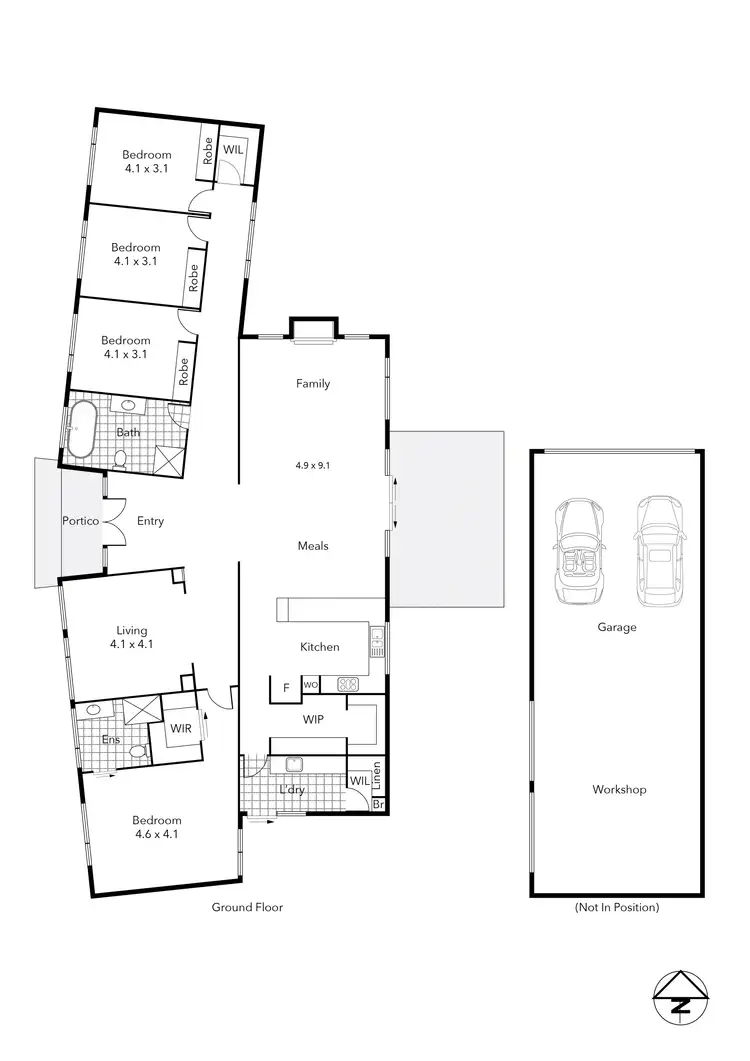 Floorplan of Homely house listing, 100 Dean Mollongghip Road, Dean VIC 3363