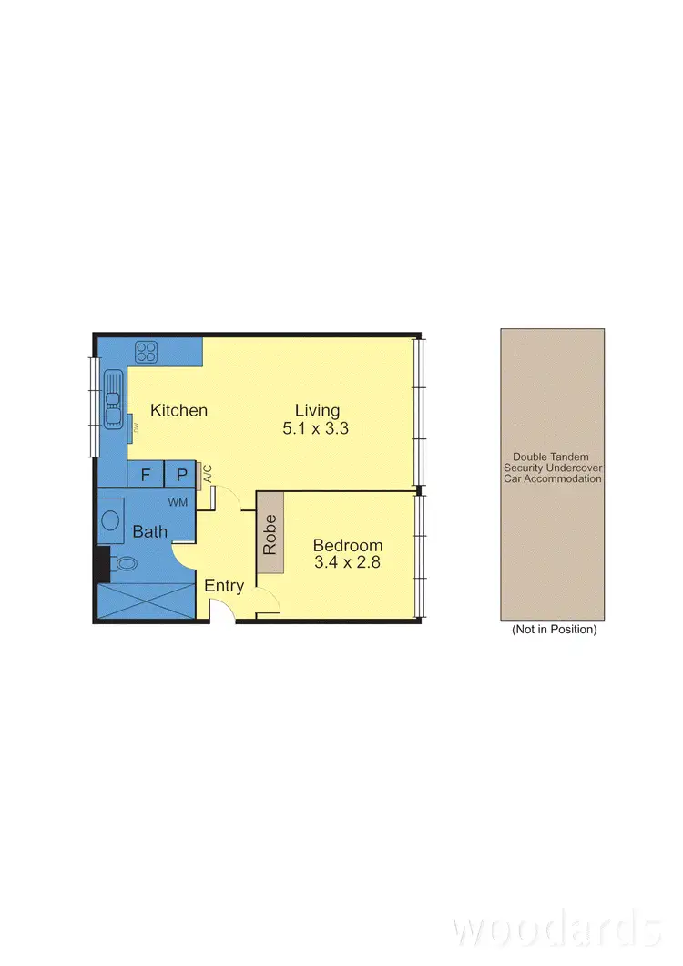 Floorplan of Homely apartment listing, 10/53 Caroline Street, South Yarra VIC 3141