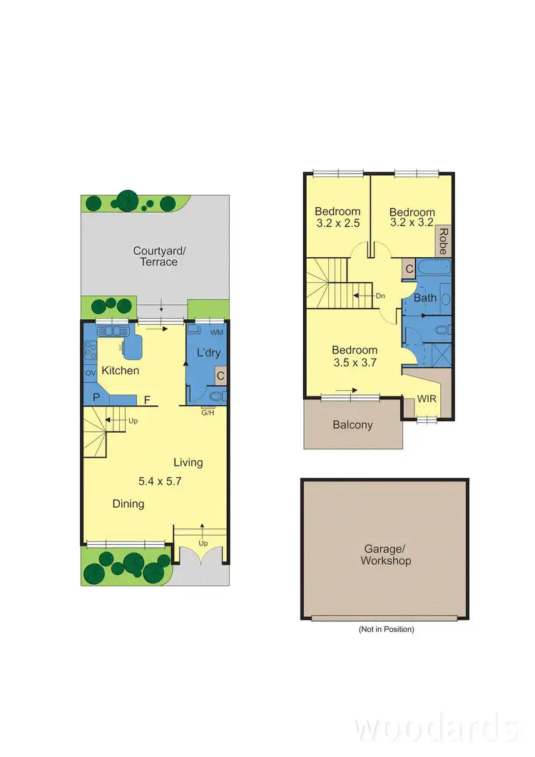 Floorplan of Homely townhouse listing, 4/8 Clarkson Avenue, Brighton VIC 3186