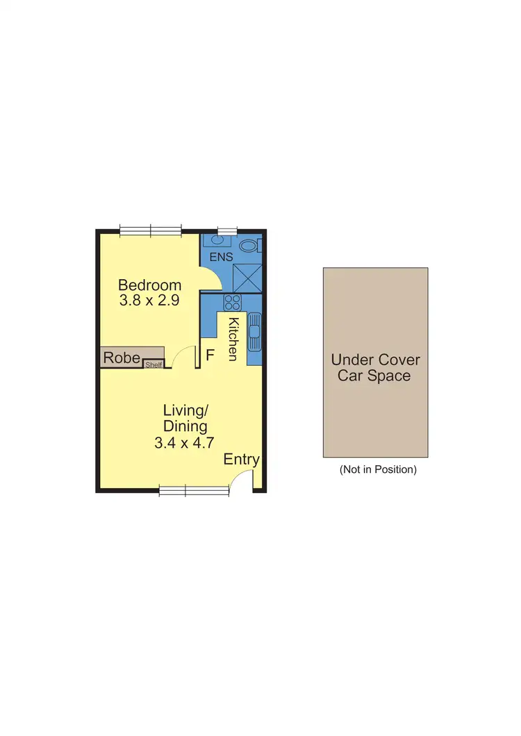 Floorplan of Homely apartment listing, 7/5 Shirley Grove, St Kilda East VIC 3183