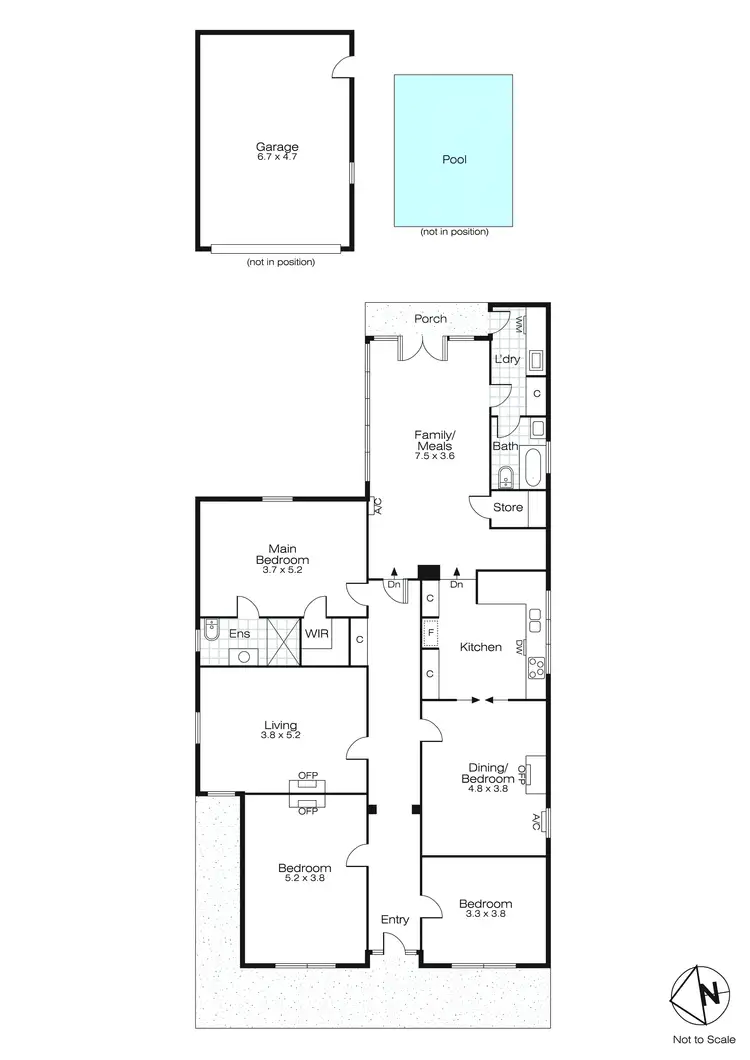 Floorplan of Homely house listing, 103 Windermere Street, Ballarat Central VIC 3350