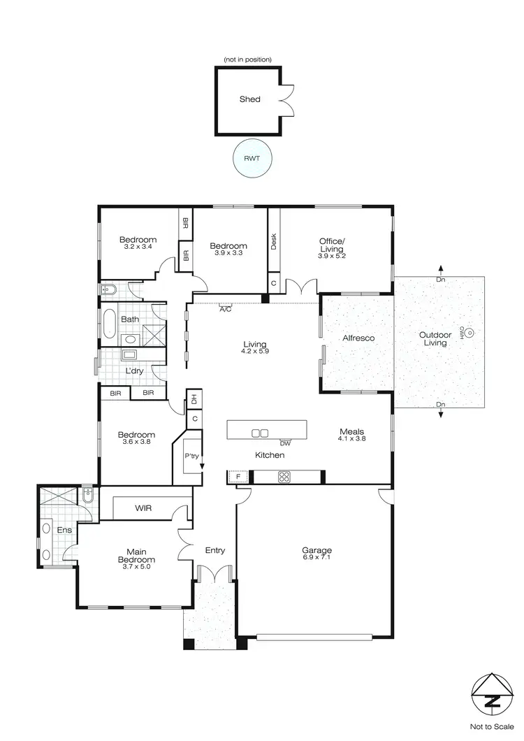 Floorplan of Homely house listing, 11 Keating Court, Miners Rest VIC 3352