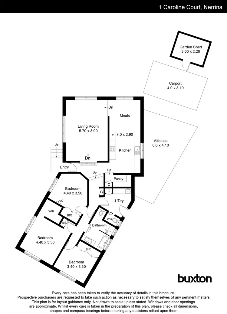 Floorplan of Homely house listing, 1 Caroline Court, Nerrina VIC 3350