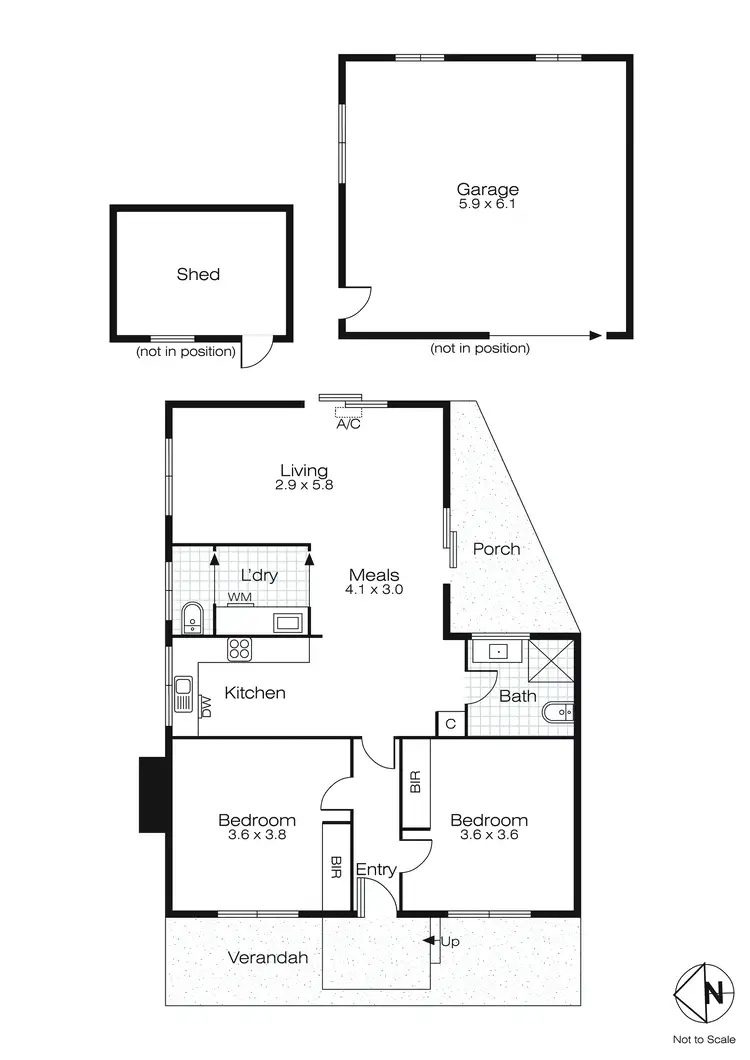 Floorplan of Homely house listing, 816 Doveton Street, Soldiers Hill VIC 3350
