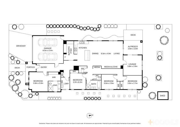 Floorplan of Homely house listing, 91 Empress Boulevard, Ocean Grove VIC 3226