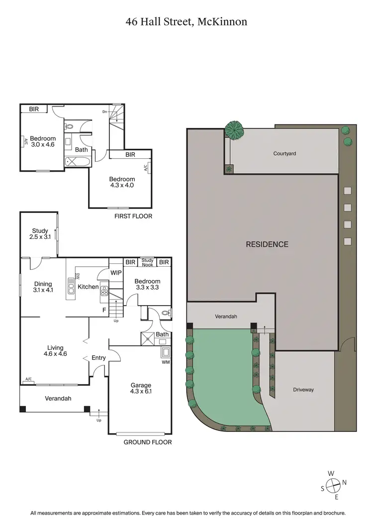 Floorplan of Homely house listing, 46 Hall Street, Mckinnon VIC 3204