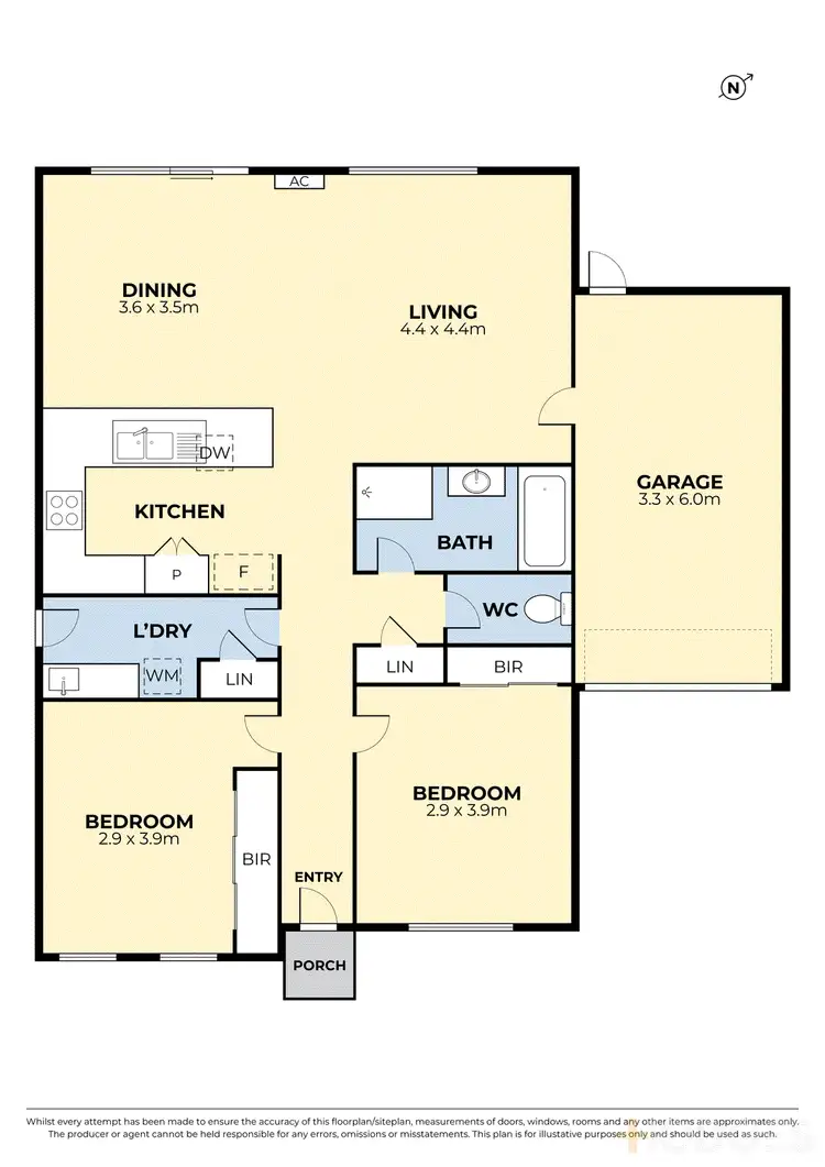 Floorplan of Homely unit listing, 2/4 Trinca Court, Werribee VIC 3030