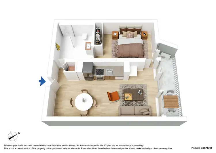Floorplan of Homely apartment listing, 819/152 Sturt Street, Southbank VIC 3006