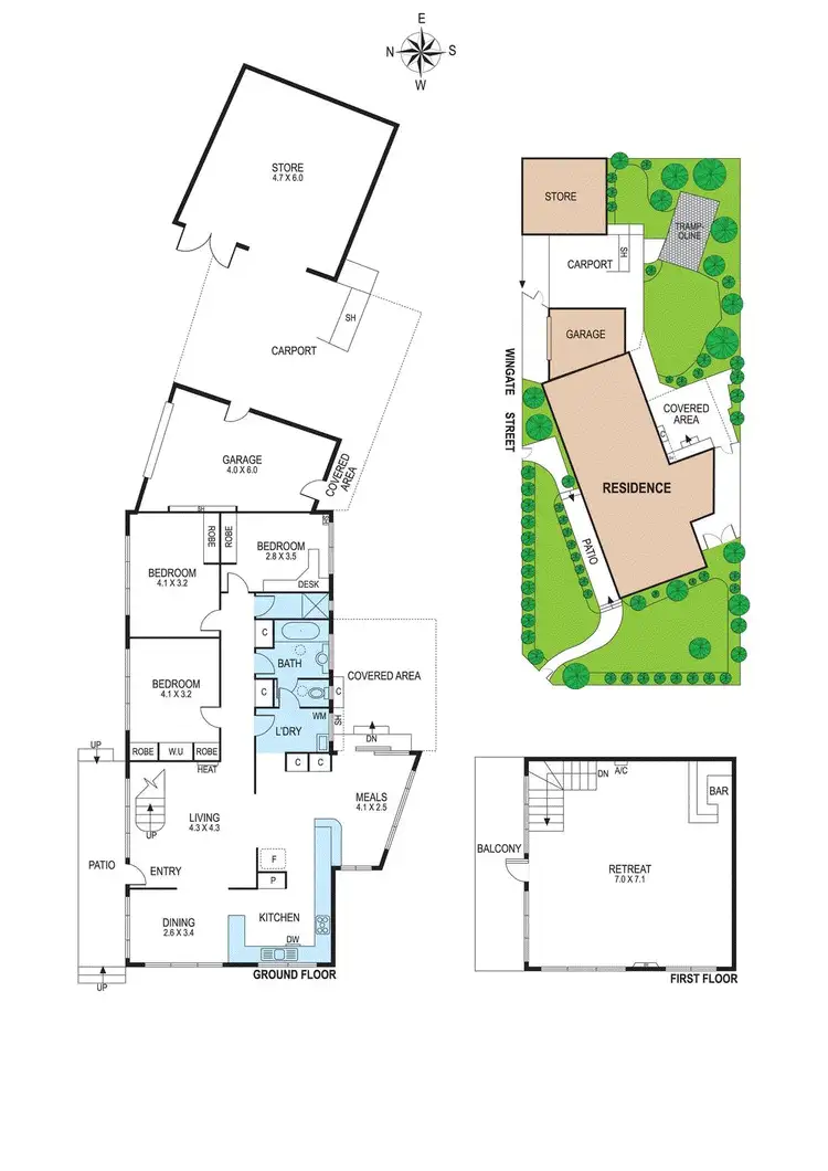 Floorplan of Homely house listing, 6 East Boundary Road, Bentleigh East VIC 3165