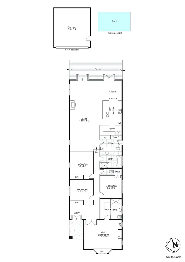 Floorplan of Homely house listing, 215 Raglan Street, Ballarat Central VIC 3350
