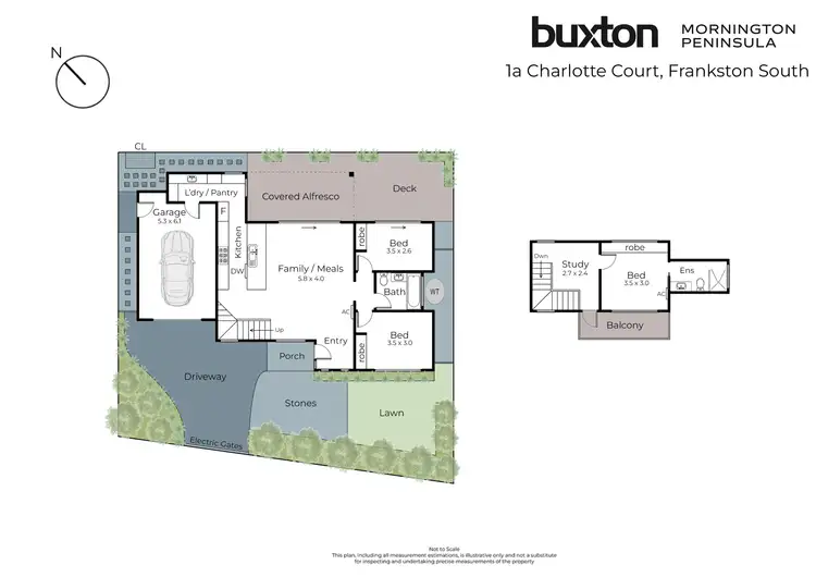 Floorplan of Homely house listing, 1A Charlotte Court, Frankston South VIC 3199