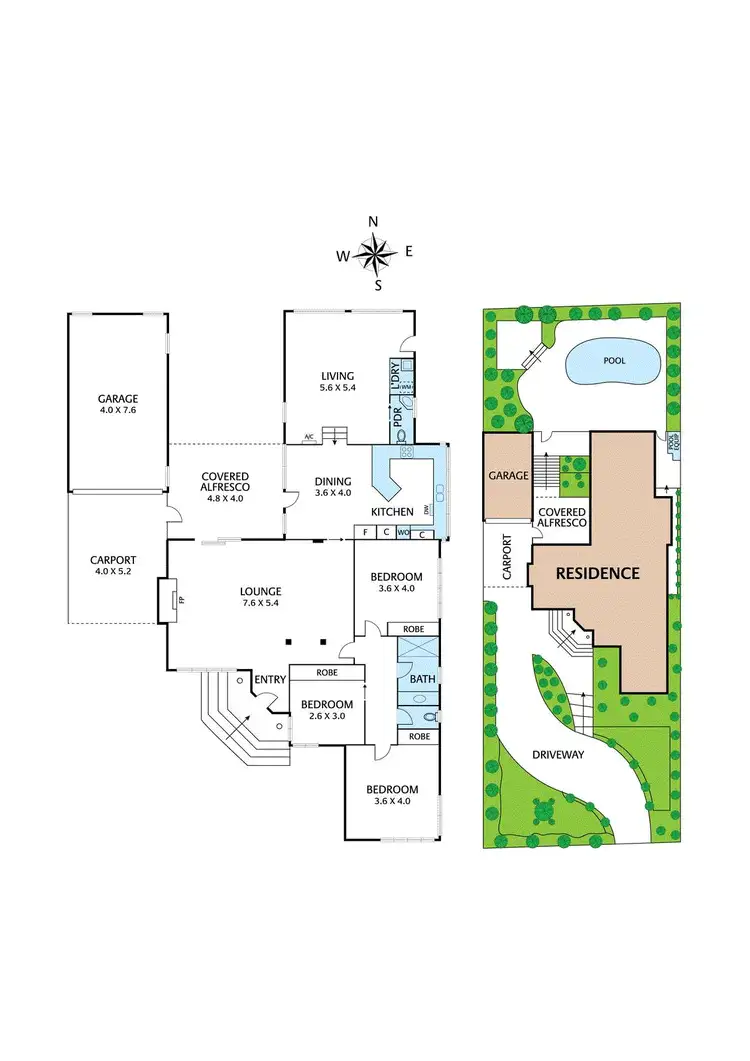 Floorplan of Homely house listing, 28 Charteris Drive, Ivanhoe East VIC 3079