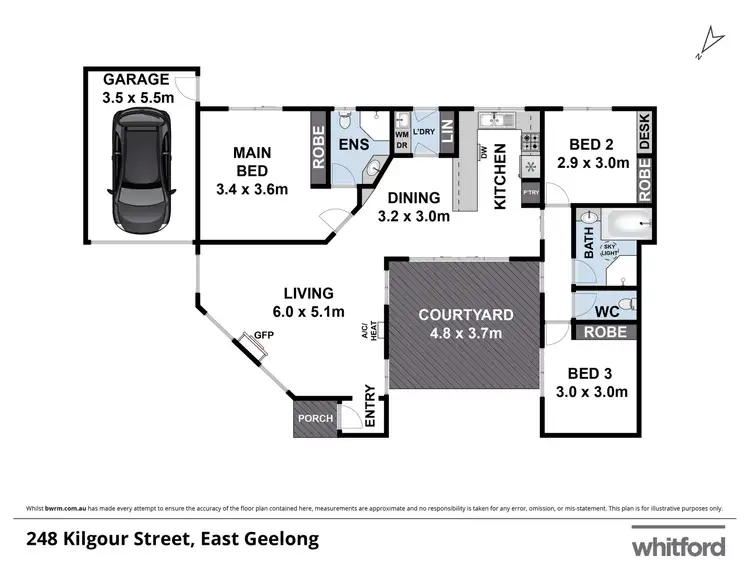 Floorplan of Homely house listing, 248 Kilgour Street, East Geelong VIC 3219